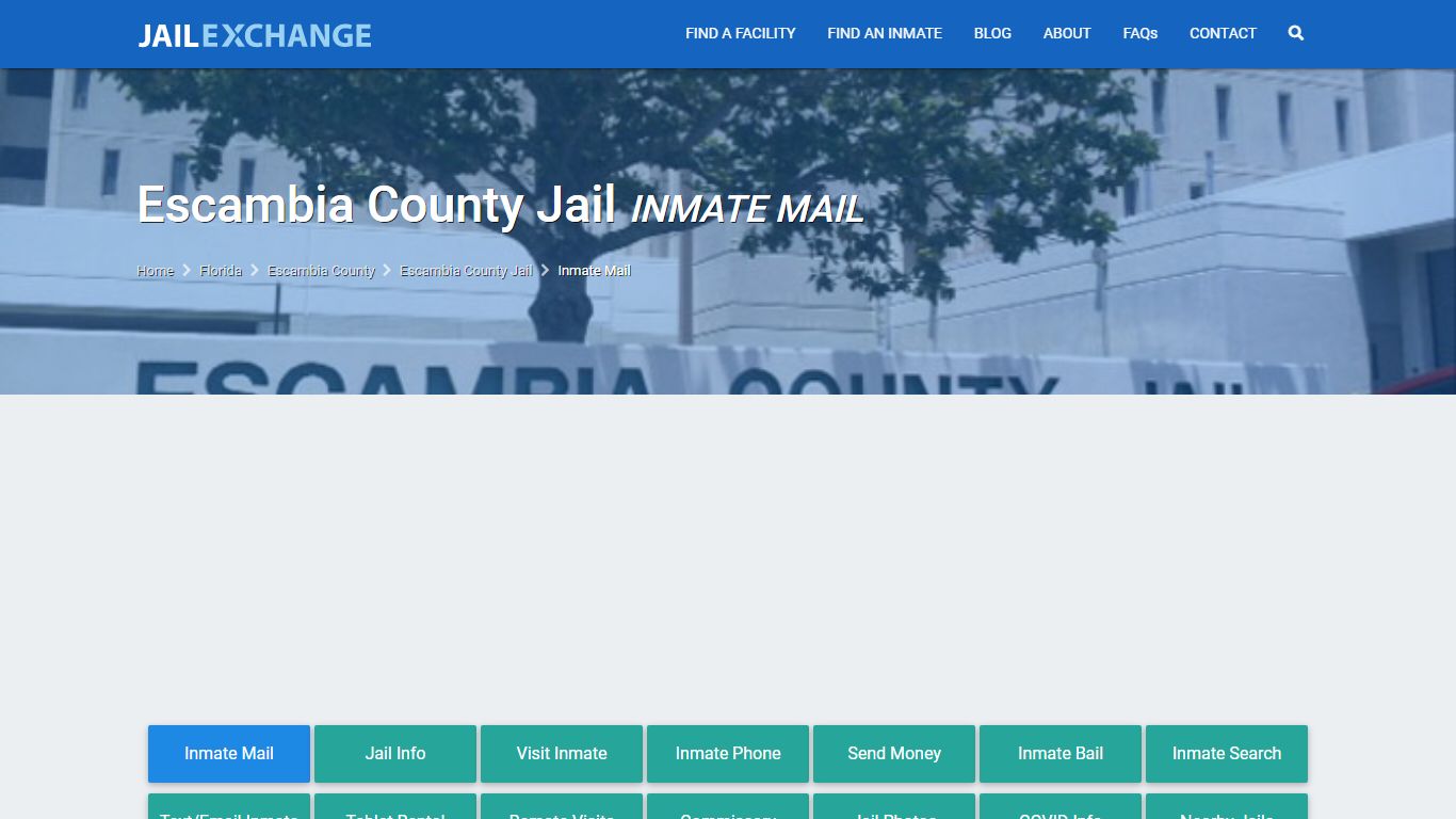 Escambia County Jail Inmate Mail Policies | Pensacola,